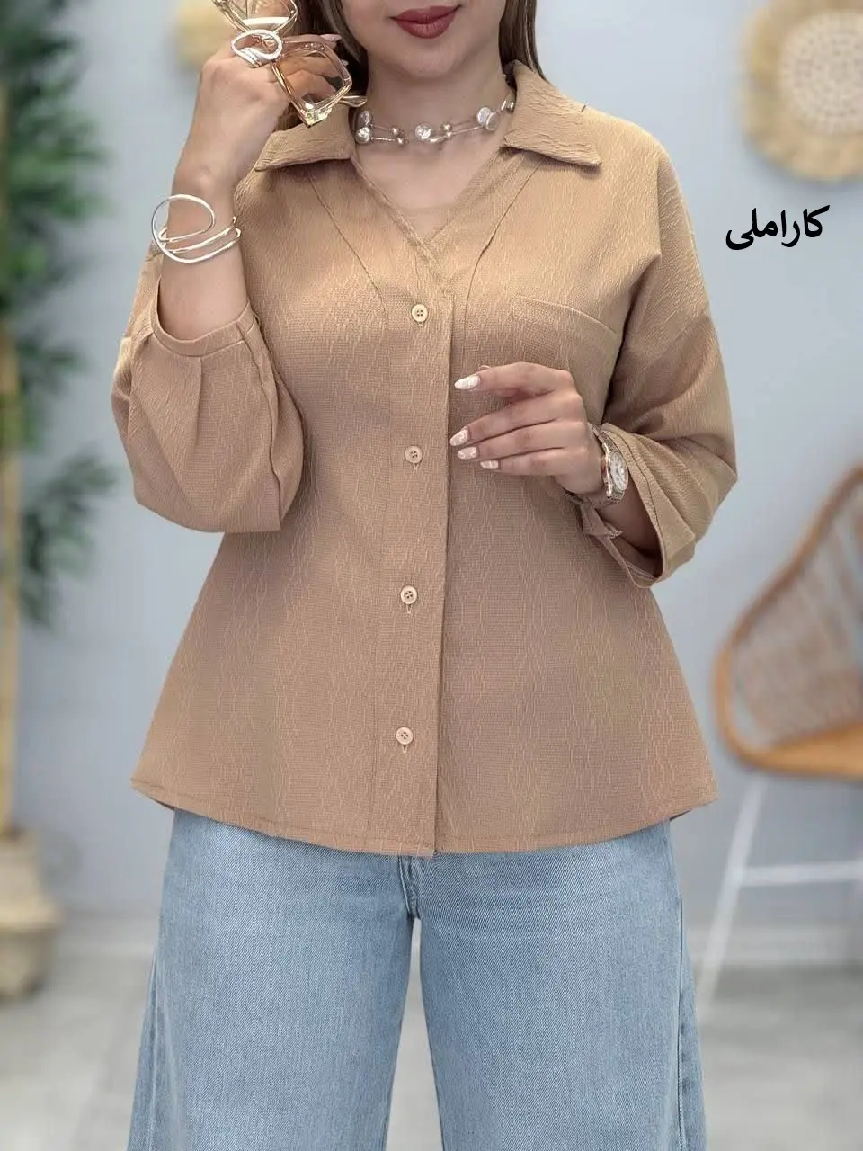 3454-شومیز ریمون